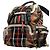 Zaino in tela a quadri Nova Check marrone BURBERRY Nero Bianco Rosso Beige