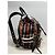 Zaino in tela a quadri Nova Check marrone BURBERRY Nero Bianco Rosso Beige - vista 4