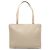 Chanel Braune Lammleder Prägung CC Camellia Tote Beige