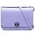 LOEWE Borsa a Spalla Goya in Pelle Viola Media Porpora