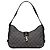 Borsa a spalla Jackie in denim GG nero di Gucci
