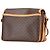Céline Borsa a tracolla in tela rivestita Macadam marrone di Celine - vista 2