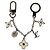 Charm per borsa Fleur d'Epi in rovere per donne Louis Vuitton Multicolore