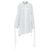 ABITO CAMICIA IN COTONE BIANCO CON CORDONCINI RIBBON ANN DEMEULEMEESTER FR36 S