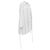 ABITO CAMICIA IN COTONE BIANCO CON CORDONCINI RIBBON ANN DEMEULEMEESTER FR36 S - vista 3