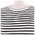 Camiseta de manga larga de algodón con patrón de borde logo Moncler Negro Blanco Crudo - vista 4