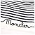 Camiseta de manga larga de algodón con patrón de borde logo Moncler Negro Blanco Crudo - vista 5