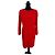 Gianni Versace Couture rotes Wollkleid
