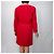 Gianni Versace Couture rotes Wollkleid - Ansicht 8