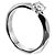 Boucheron Solitaire à facette Platine - vue 2