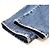 Pantalones de mezclilla de shearling Chanel P74543 Azul - vista 7