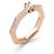 Autre Marque Spustova AUDACE SOLITAIRE Diamant Rosa Golden