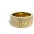Balenciaga Herren Force Stripe Ring Golden - Ansicht 2
