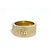 Balenciaga Herren Force Stripe Ring Golden - Ansicht 4