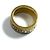 Balenciaga Herren Force Stripe Ring Golden - Ansicht 6