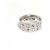 Céline Celine Herren Macadam Logo Breite Ring in Silber