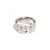 Céline Celine Herren Macadam Logo Breite Ring in Silber - Ansicht 3