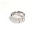 Céline Celine Herren Macadam Logo Breite Ring in Silber - Ansicht 4