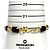 Bracciale FF Link da uomo Fendi - vista 9