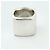Anello quadrato largo vintage Chanel in argento sterling 925 - vista 2