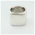 Anello quadrato largo vintage Chanel in argento sterling 925 - vista 3
