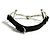 Bracciale Charm Horsebit Hermès Nero Argento - vista 2