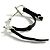 Bracciale Charm Horsebit Hermès Nero Argento - vista 5