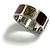 Occhiali da uomo Louis Vuitton, anello largo marrone - vista 6