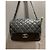 Timeless Chanel Classic Flap Cadena Alrededor Negro - vista 12