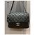 Timeless Chanel Classic Flap Cadena Alrededor Negro - vista 8