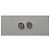 Cambon Orecchini Chanel CC Argento a Forma Ovale con Strass Doppio C Silver hardware - vista 7