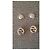 Cambon Orecchini Chanel CC Argento a Forma Ovale con Strass Doppio C Silver hardware - vista 8