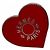 Ring Accessorio Anello Sciarpa Cuore Hermès Rosso