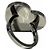 Ring Accessorio Anello Sciarpa Cuore Hermès Rosso - vista 3
