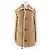 Abrigo de shearling bordado con abeja Mouton Christian Dior Beige