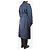 Autre Marque Abrigo de sarga de algodón impermeable azul marino - talla UK 12 - vista 2