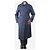 Autre Marque Abrigo de sarga de algodón impermeable azul marino - talla UK 12 - vista 3