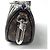 Portachiavi Mini Keepall Metallico Specchio Donna Louis Vuitton Marrone Monogramma - vista 4