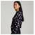 Chanel Pullover mit Blumenmuster aus Kaschmir Dunkelblau Marineblau - Ansicht 9