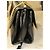 Borsa Chanel in pelle liscia nera con chiusura CC dorata Nero - vista 9