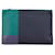 Hermès Manhattan Duo 35 Clutch Bag Green Navy blue Leather  ref.2536150