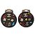 Orecchini Chanel Coco Mark Mademoiselle Clover Clip Nero Multicolore
