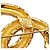 Timeless Spilla a frange in lava Coco Mark vintage di Chanel D'oro - vista 3