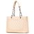 Borsa Tote Chanel Matelassé Coco Mark in beige - vista 2