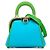 Borsa a mano/spalla Christian Dior verde a due vie Arancione