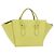 Céline Celine Tote Knot in Pelle Liscia Mini Giallo