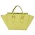 Céline Celine Tote Knot in Pelle Liscia Mini Giallo - vista 2