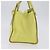 Céline Celine Tote Knot in Pelle Liscia Mini Giallo - vista 4