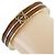 Bracciale Anagram Louis Vuitton Placcato Oro D'oro