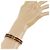 Bracciale Anagram Louis Vuitton Placcato Oro D'oro - vista 5